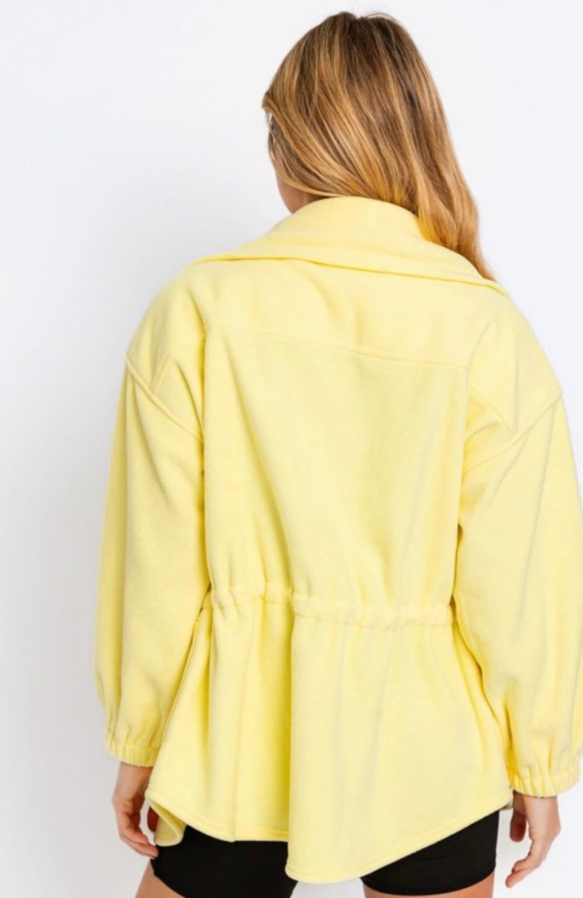 Yellow Lemon Hoodie Soft Fleece Jacket